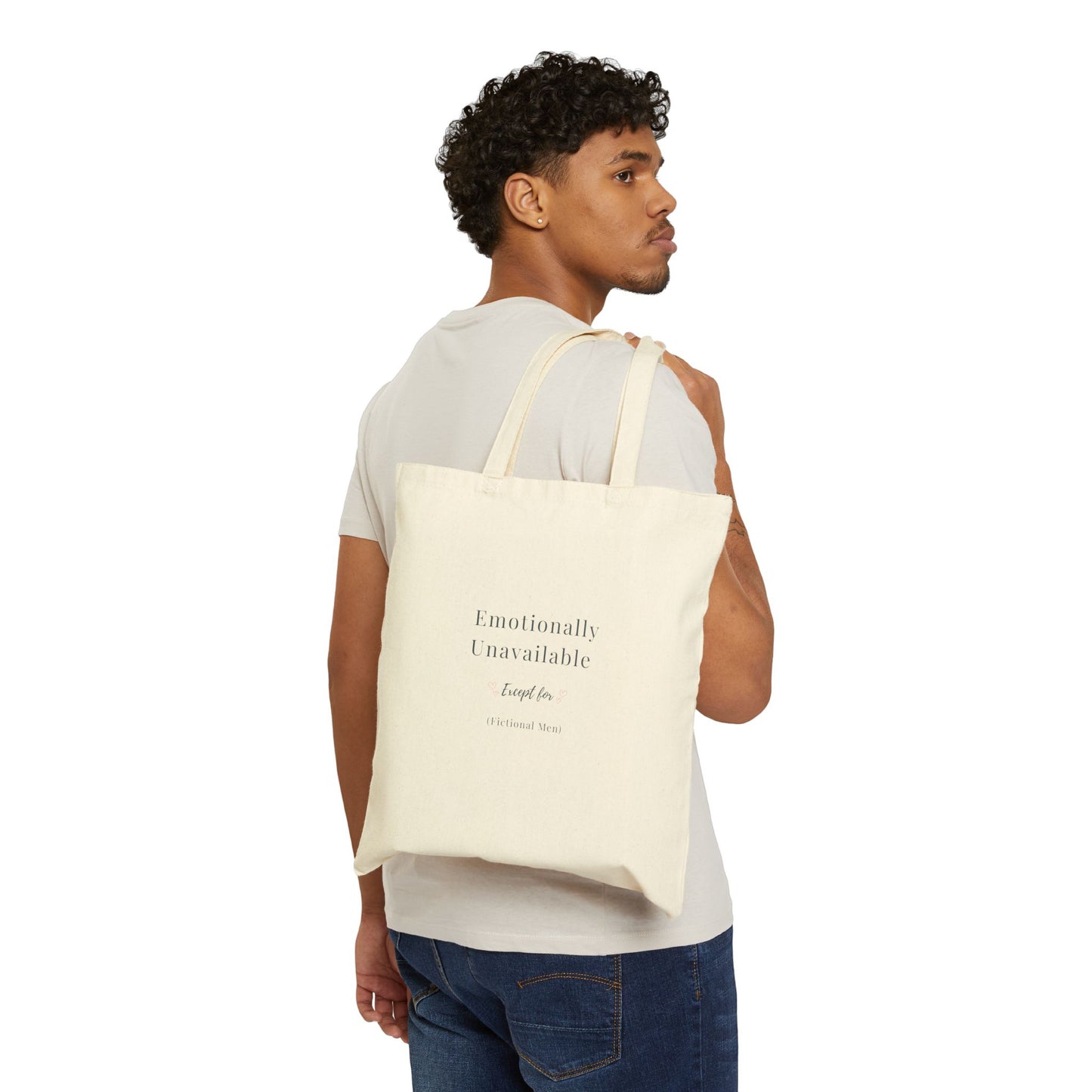 Emotionally Unavailable (Except for Fictional Men) Tote bag